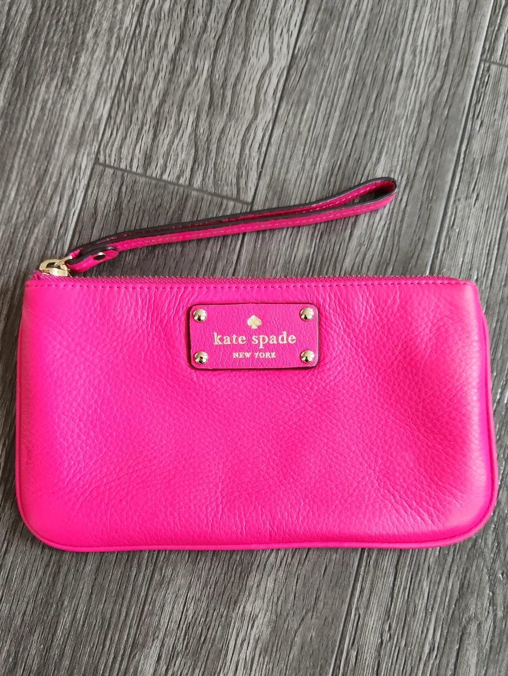 Kate Spade hot Pink Wristlet